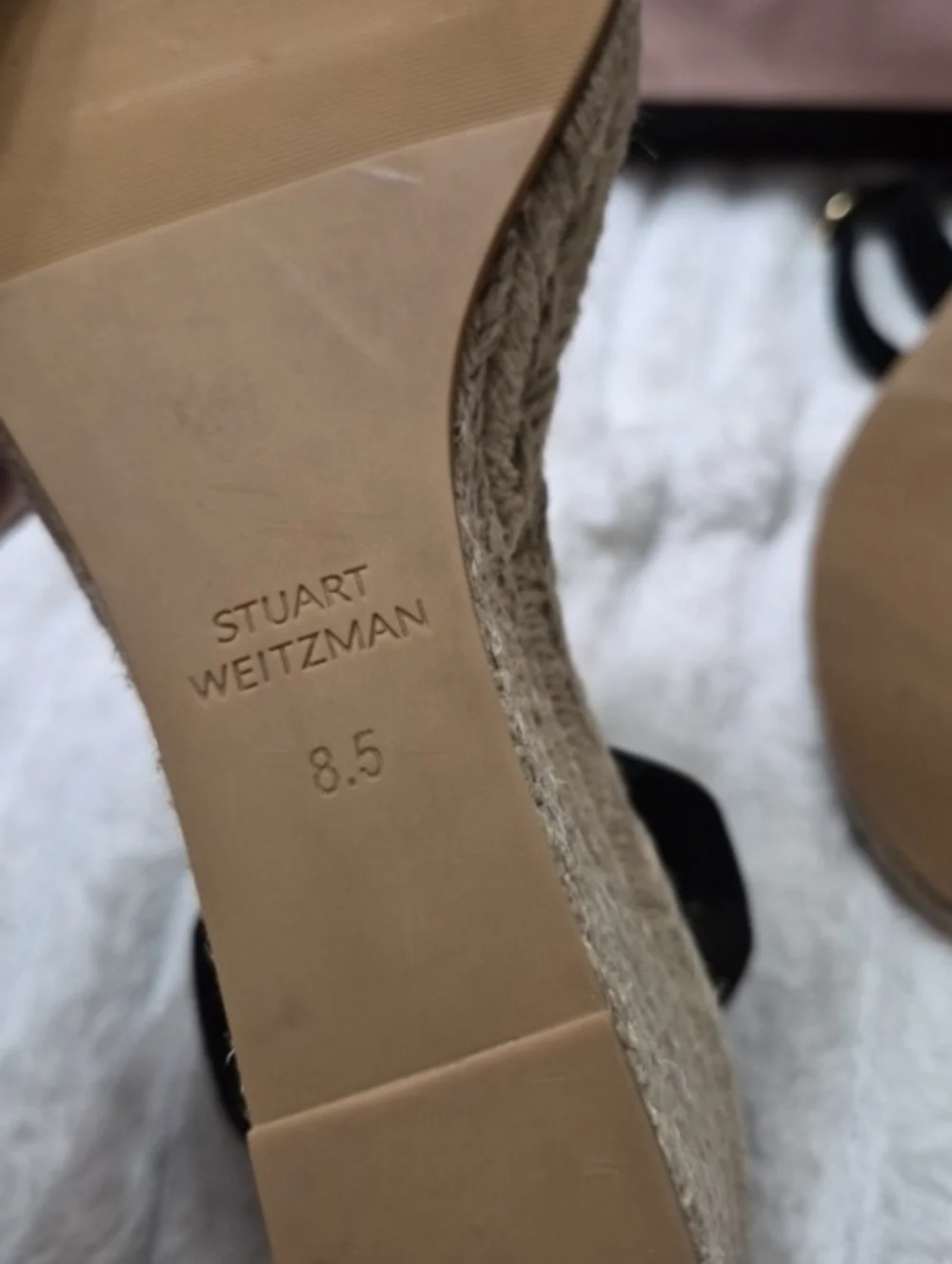Stuart Weitzman Espadrille Wedge Sandals Women's Sz 8.5 M $495
